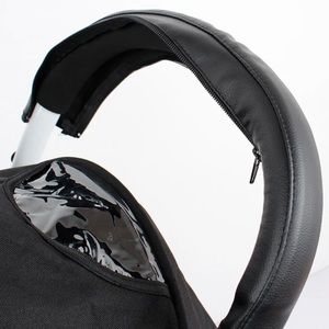 Yoyo stroller leather handle bar